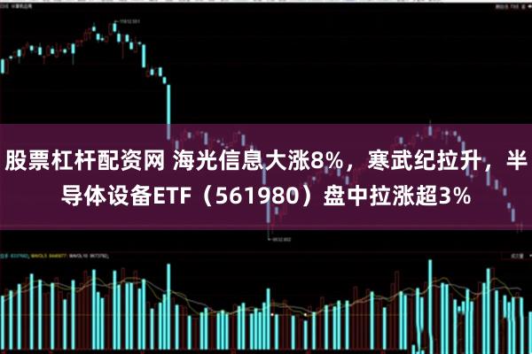 股票杠杆配资网 海光信息大涨8%，寒武纪拉升，半导体设备ETF（561980）盘中拉涨超3%